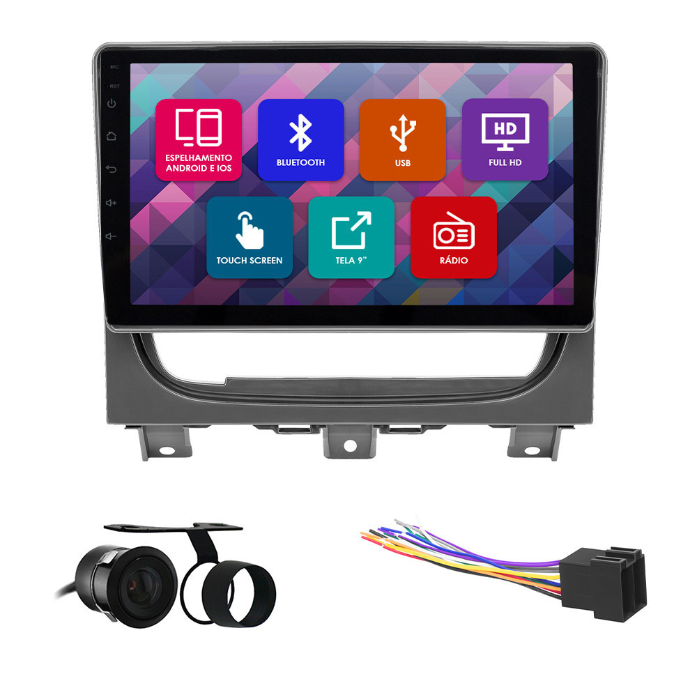 Kit Multimídia 9 Pol Palio Weekend Adventure Attractive Trekking 2013 A 2020 Espelhamento Android Ios 2 Din Grafite em Oferta na Shopee