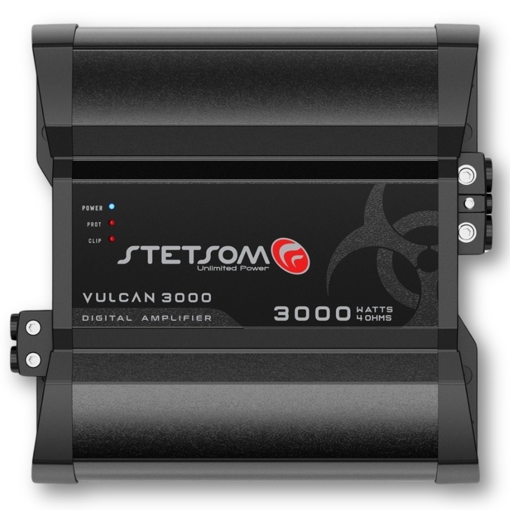 Módulo Amplificador Digital Stetsom Vulcan 3000 Watts Rms 1 Canal - 4 Ohms em Oferta na Shopee