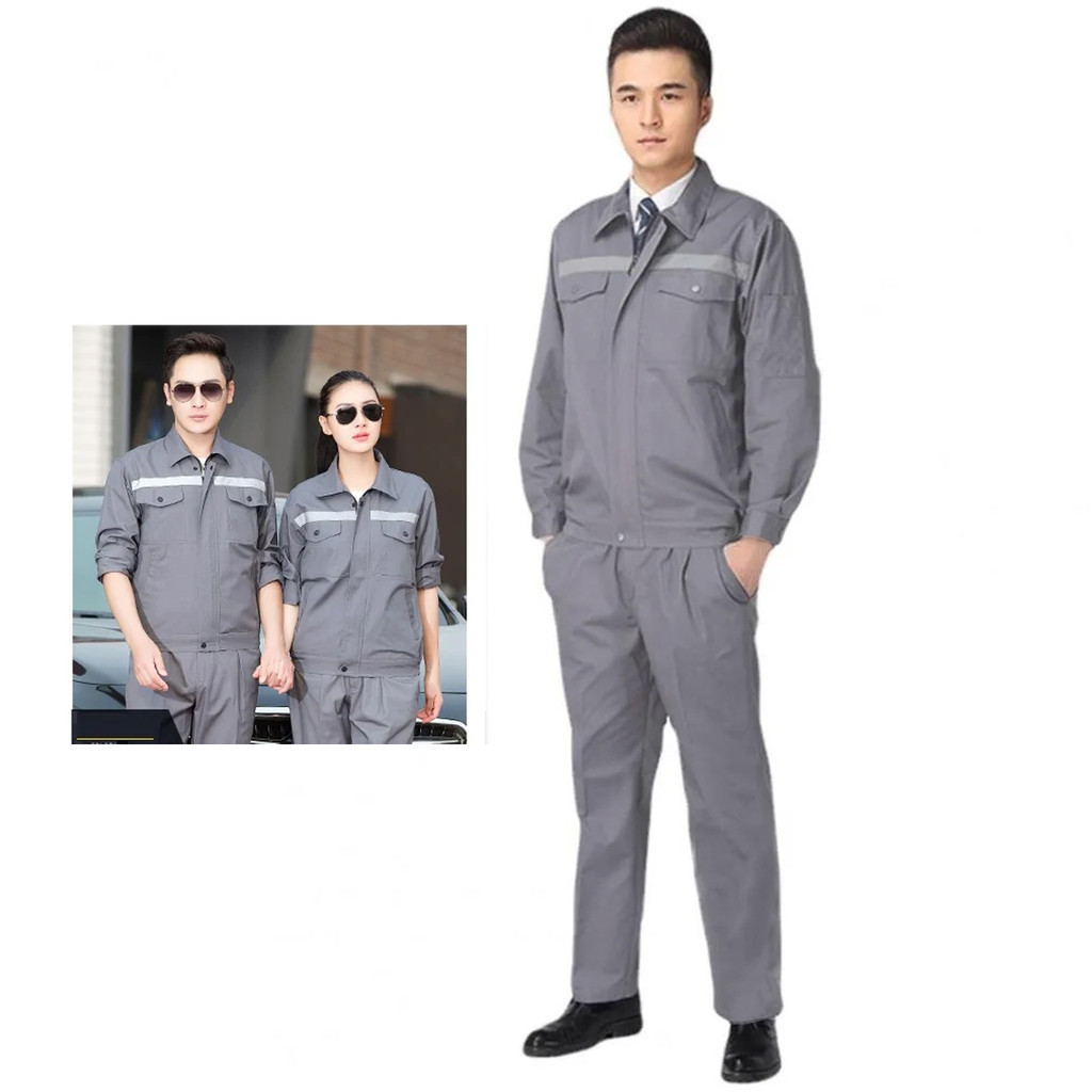 Conjunto Uniforme Faixa Refletiva EPI Profissional Segurança do Trabalho Obra Eletricista Mecanico Trabalho Serviço Construçao Civil