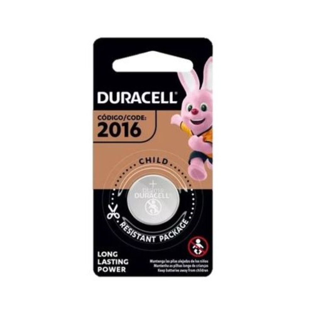 Bateria de Lítio Duracell Metalico CR 2016 - Home Appliances