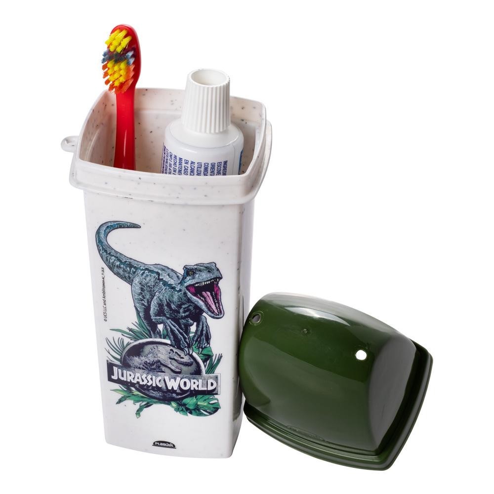Dental Case Porta Escova Jurassic Dinossauro Plasútil