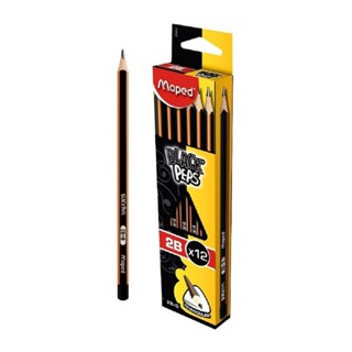 Lápis de Escrever Grafite HB Black Peps Caixa 12 Unidades Maped em Oferta na Shopee