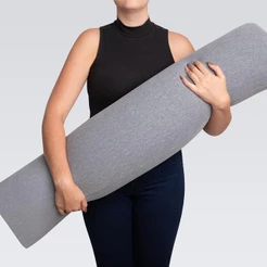 Almofada Body Pillow Cinza Mescla - Loja Fom