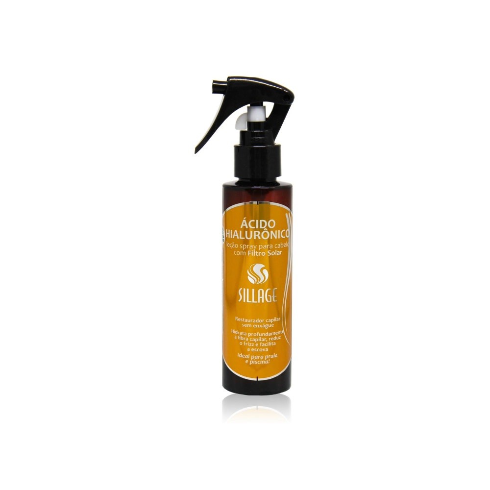 Restaurador Capilar Sillage Ácido Hialurônico Spray 120ml em Oferta na Shopee