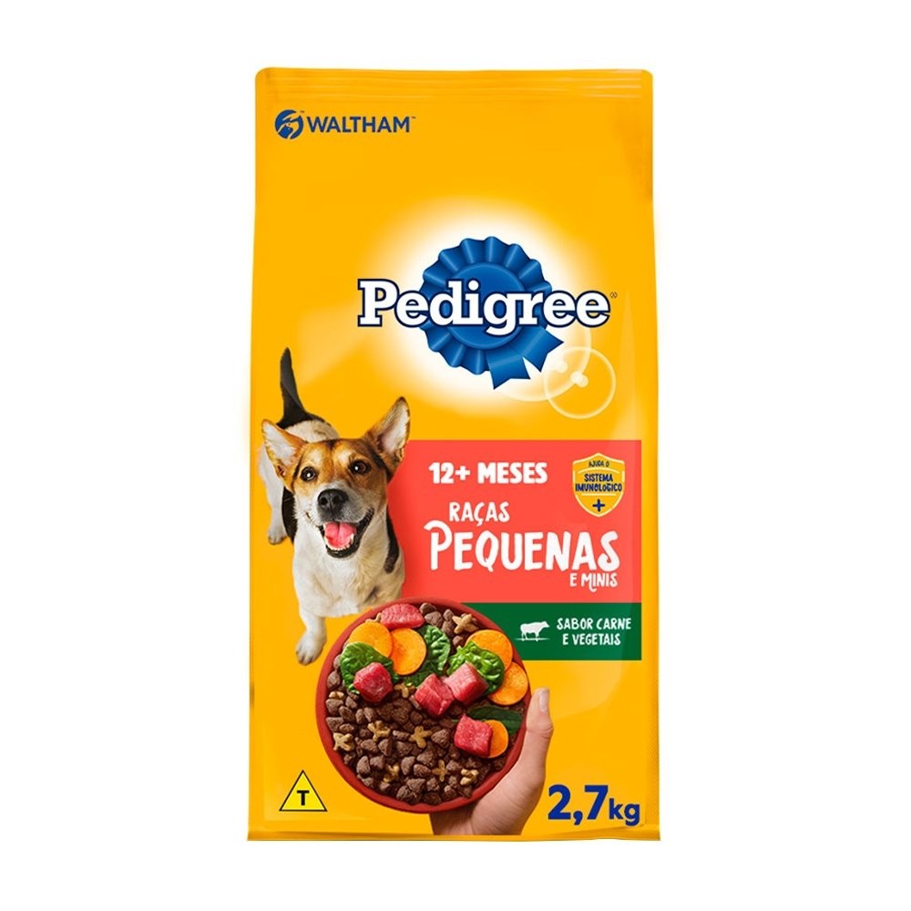 Ração Pedigree Premium Raças Pequenas 2,7kg em Oferta na Shopee