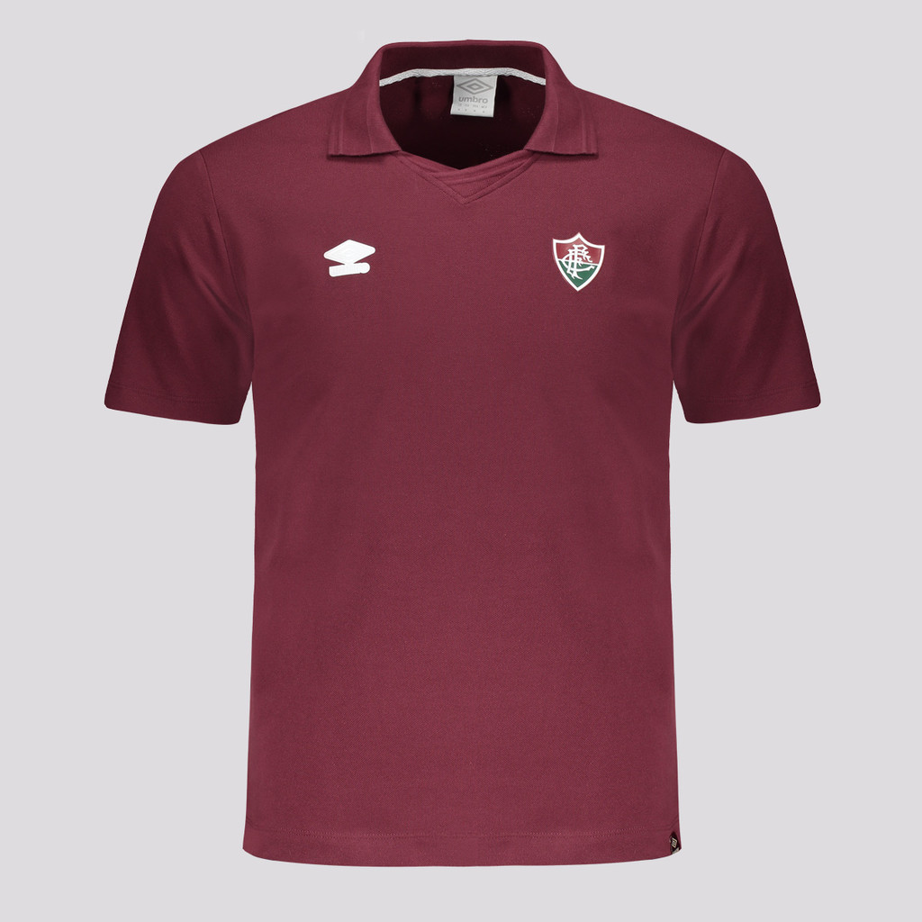 Polo Umbro Fluminense Viagem 2025 Bordô
