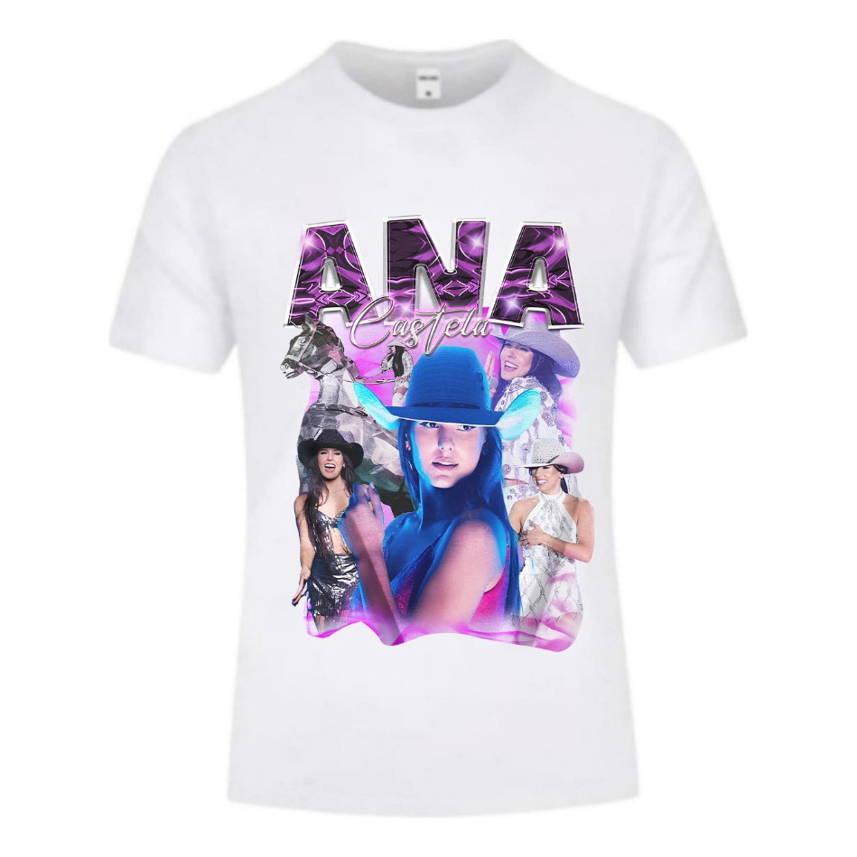 Camiseta Camisa Plus Banda Cantora Sertanejo Ana Castela-gustavo lima