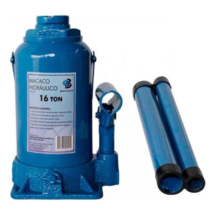 Macaco Hidráulico Garrafa 16 Ton Bremen Profissional Elevador Automotivo Alta Capacidade Oficina em Oferta na Shopee