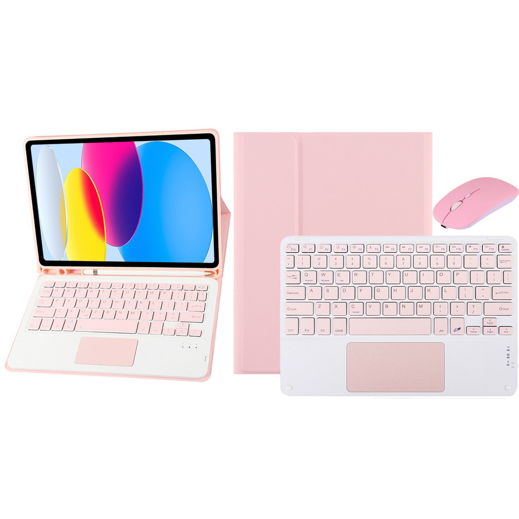 Capa com teclado de toque e mouse para Samsung Galaxy Tab S9 Ultra 14,6polegadas