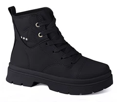 Coturno Infantil Feminino Worldcolors Music Colors - Preto