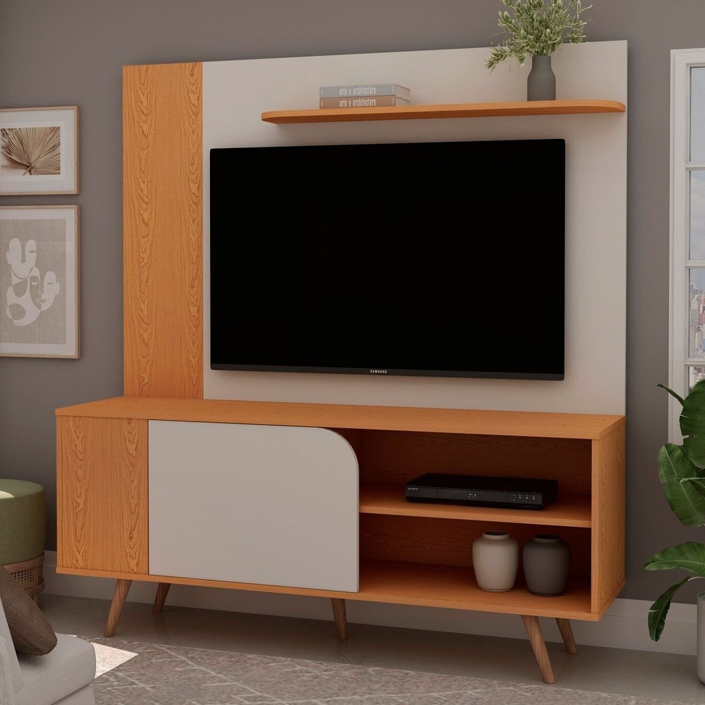 Rack com Painel para Tv até 65 Polegadas Porta de Correr