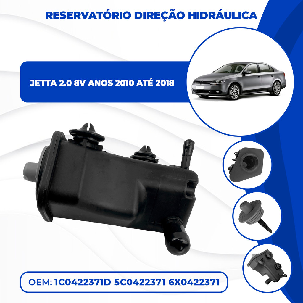 Reservatório de Óleo Direção Hidráulica Jetta 2.0 8v 2010 2011 2012 2013 2014 2015 2016 2017 2018