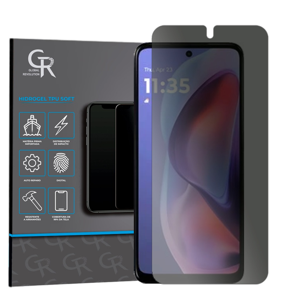 Película Hidrogel Privacidade Para Motorola Moto E15
