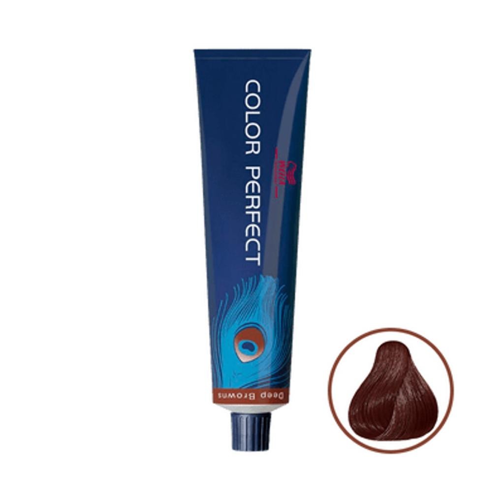 Coloração Color Perfect 5.77 Castanho Claro Marrom Intenso Wella Professionals 60g em Oferta na Shopee