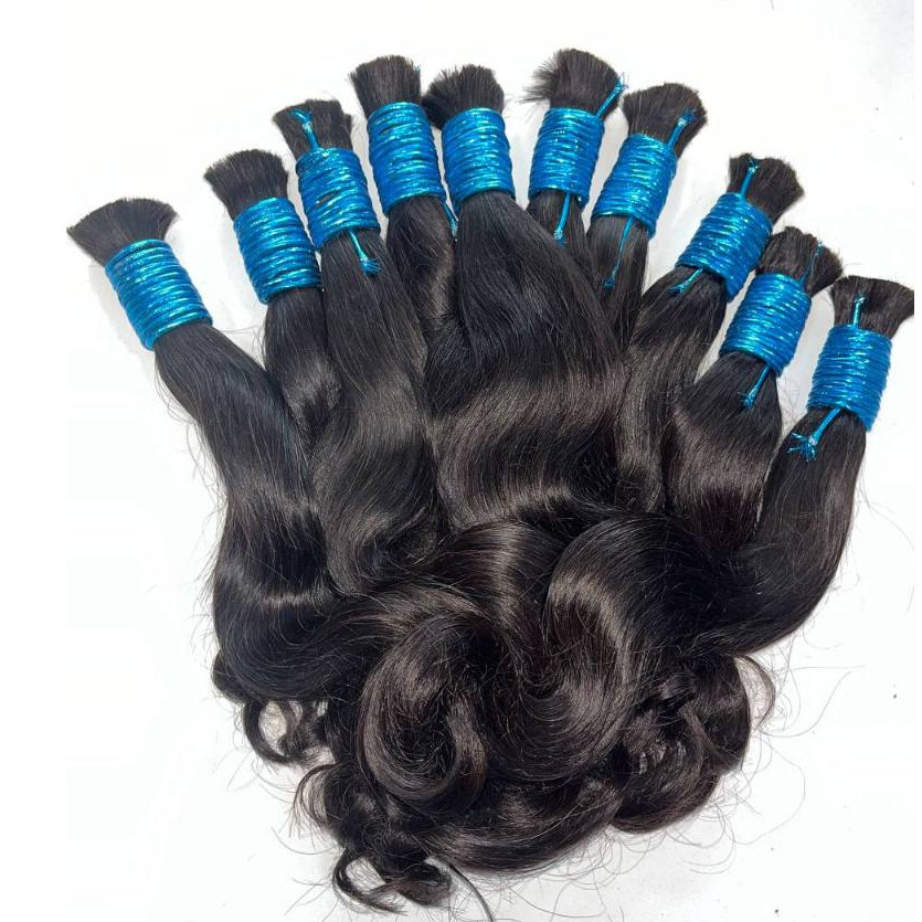 Cabelo Indiano Ondulado Liga Azul A Partir de 50 Gramas Cabelo 100% Humano Semi Limpo