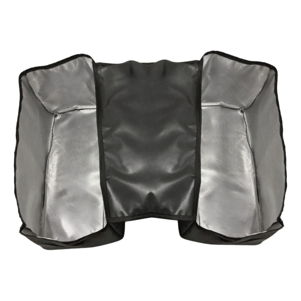 Mochila Alforge Lateral Entrega Motoboy Fechado Com Ziper — imagem 2 de 2