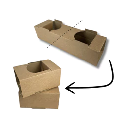 Kit 400 porta copos para delivery 200 unidades divisíveis refrigerante açai sorvete viagem entregas