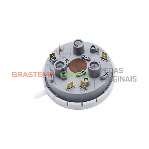 PRESSOSTATO 3 NÍVEIS PARA LAVADORAS DE ROUPAS BRASTEMP ORIGINAL P/ MODELOS BWB11 BWK11 BWL11 CÓDIGOS 326064497 W10171528