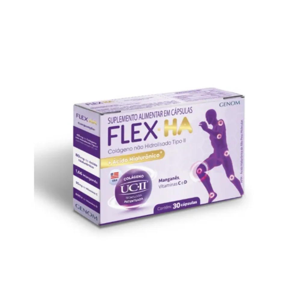 Flex Ha Colágeno + Ácid Hialurônico C/30+ 10 Capsulas Gratis em Oferta na Shopee