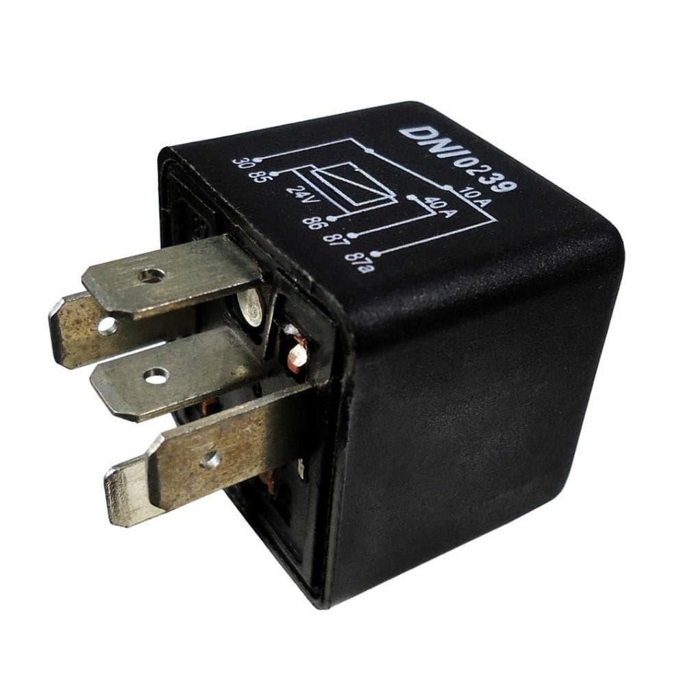 Relé Auxiliar 24V - 40/10A - DNI 0239 em Oferta na Shopee