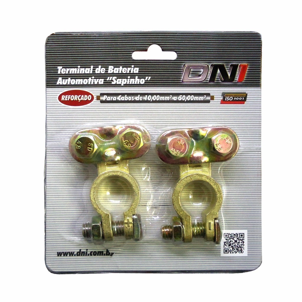 Terminal de Bateria Reforçado "Sapinho" p/ Cabo 10mm a 50mm - DNI7570 em Oferta na Shopee