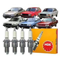 04 Vela Ignição Ngk Uno 147 Elba Escort Parati Santana Kombi