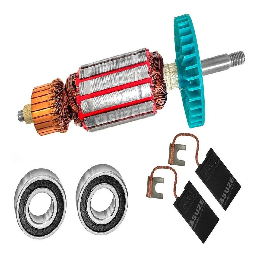 Gws 12u 1323 220v Induzido (rotor) Carvão Rolamento