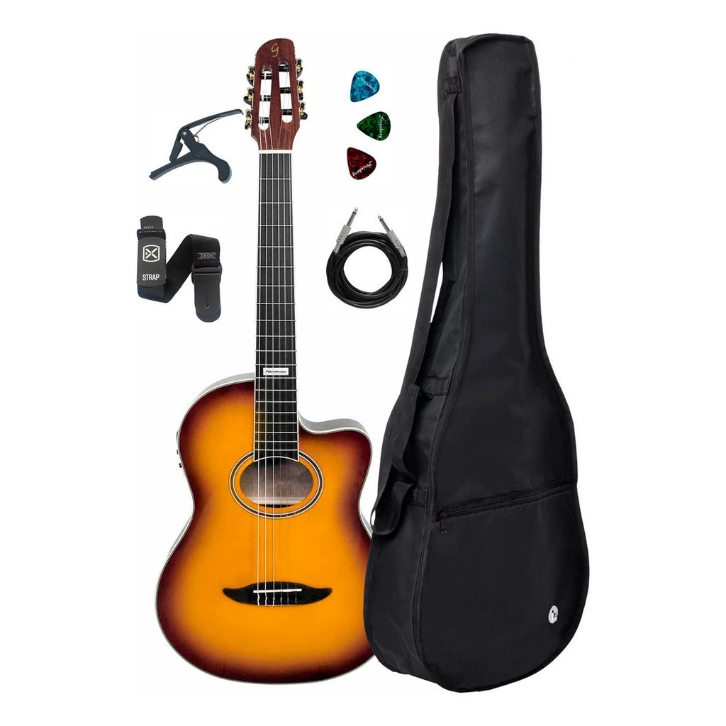 Violão Giannini Eletroacustico Tobacco Sunburst
