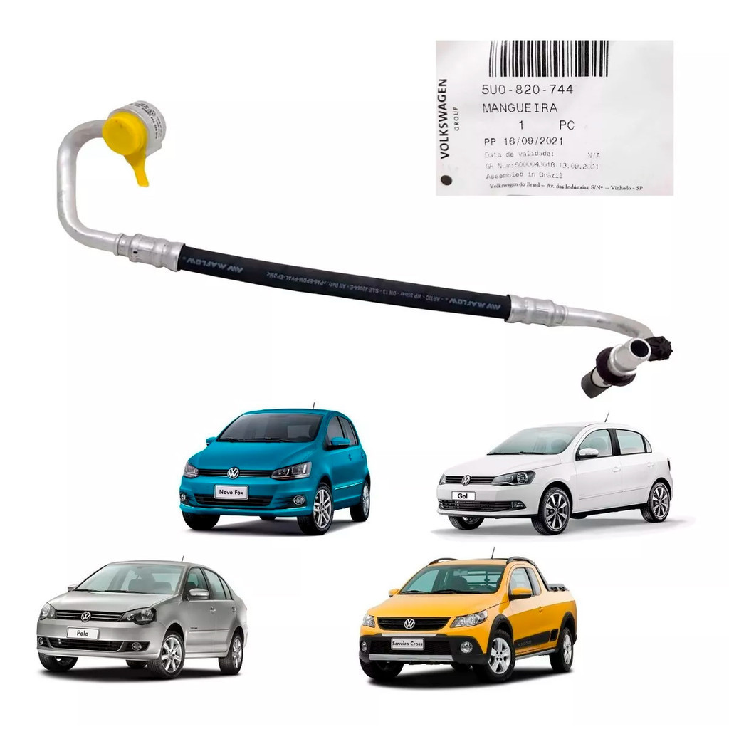Mangueira Compressor Ar Condici Fox Gol Voyage Saveiro G5 G6 em Oferta na Shopee