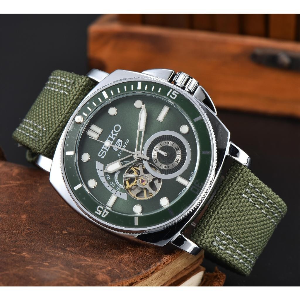 SEIKO Fashion Trend Elegant Business Caixa De Aço Inoxidável Bracelete Relógio Rui Watch ys