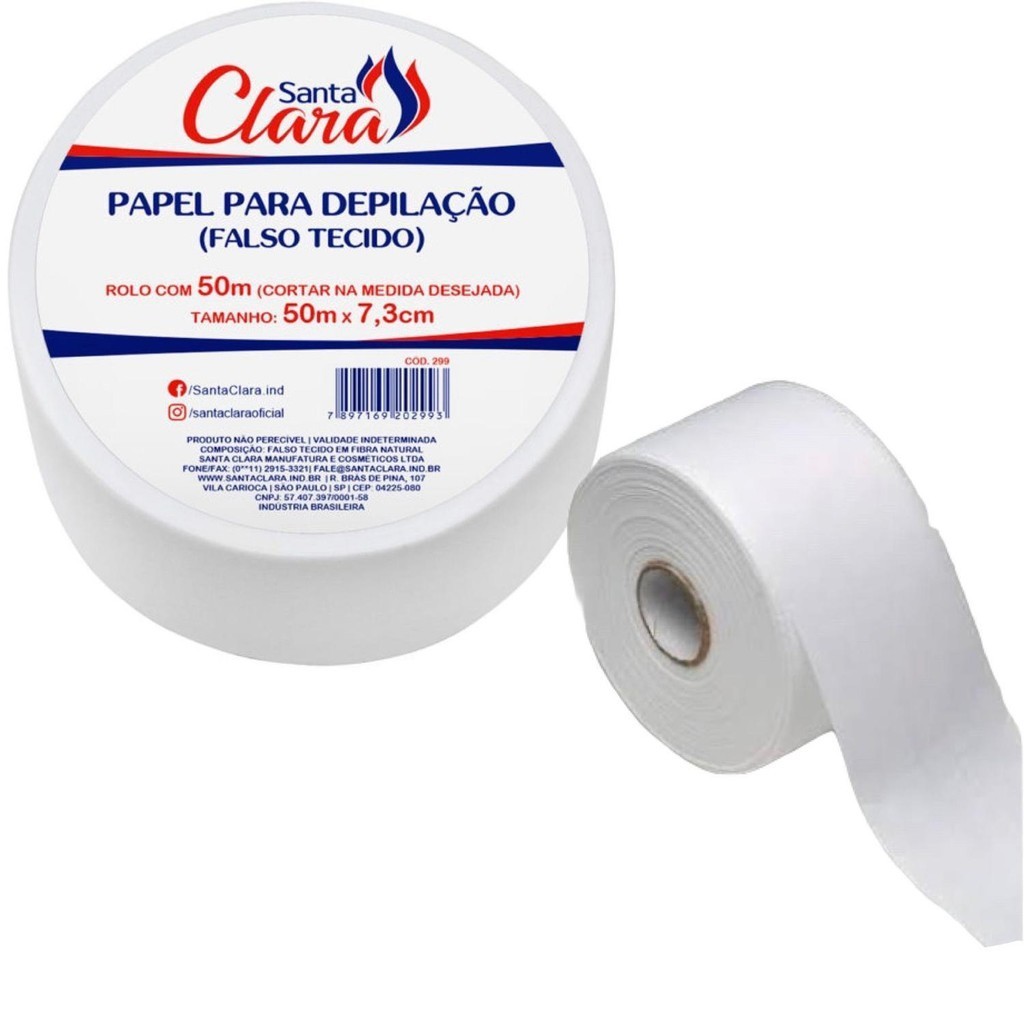 Tnt Depilaçãofalso Papel Depilatorio Tecido Rolo 50 Metros