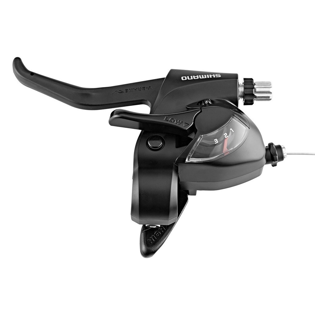 ALAVANCA CÂMBIO/FREIO SHIMANO TOURNEY ST-EF41 V-BRAKE OU DISCO MECÂNICO DIANTEIRO ESQUERDO - 3V em Oferta na Shopee