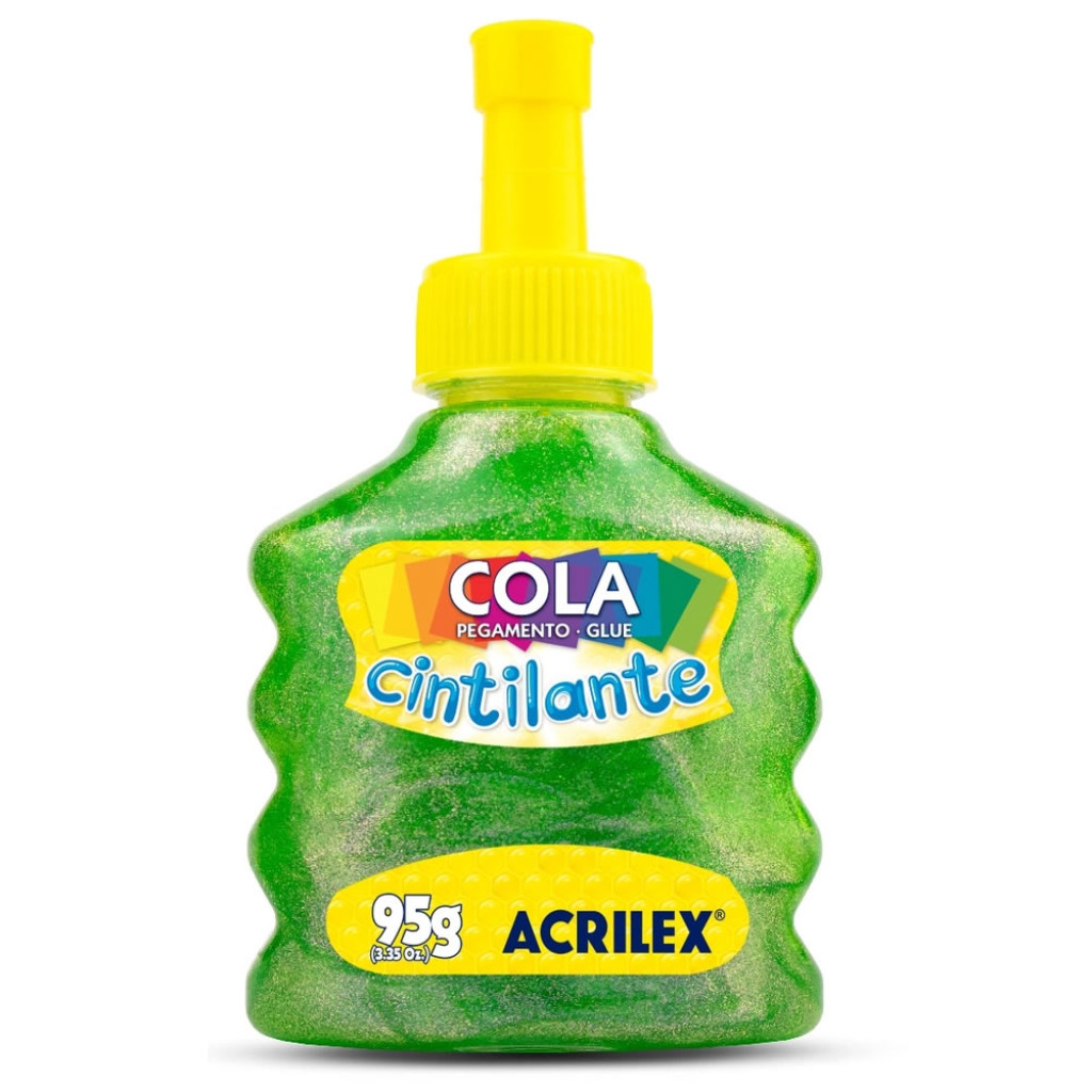 COLA CINTILANTE 95G VERDE   025950557 em Oferta na Shopee