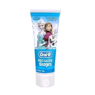 Creme Dental Oral-B Pro-Saude Stages Frozen 100g em Oferta na Shopee