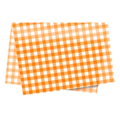 Papel de Seda - 50x70 - Xadrez Laranja - 10 unidades - Rizzo