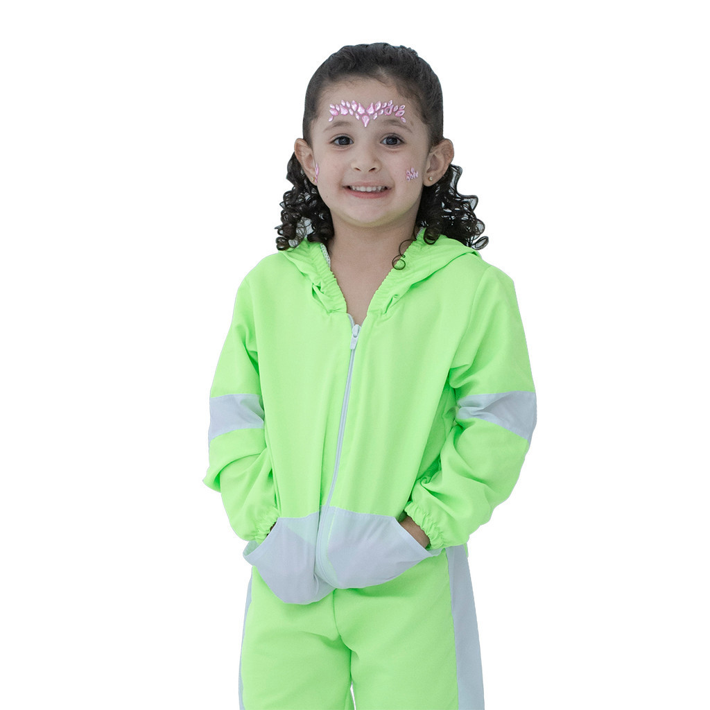 Jaqueta Corta Vento Infantil Camuflada Impermeável Verde