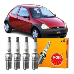Jogo Vela Ignição Ngk Ford Ka Fiesta Courier Ranger