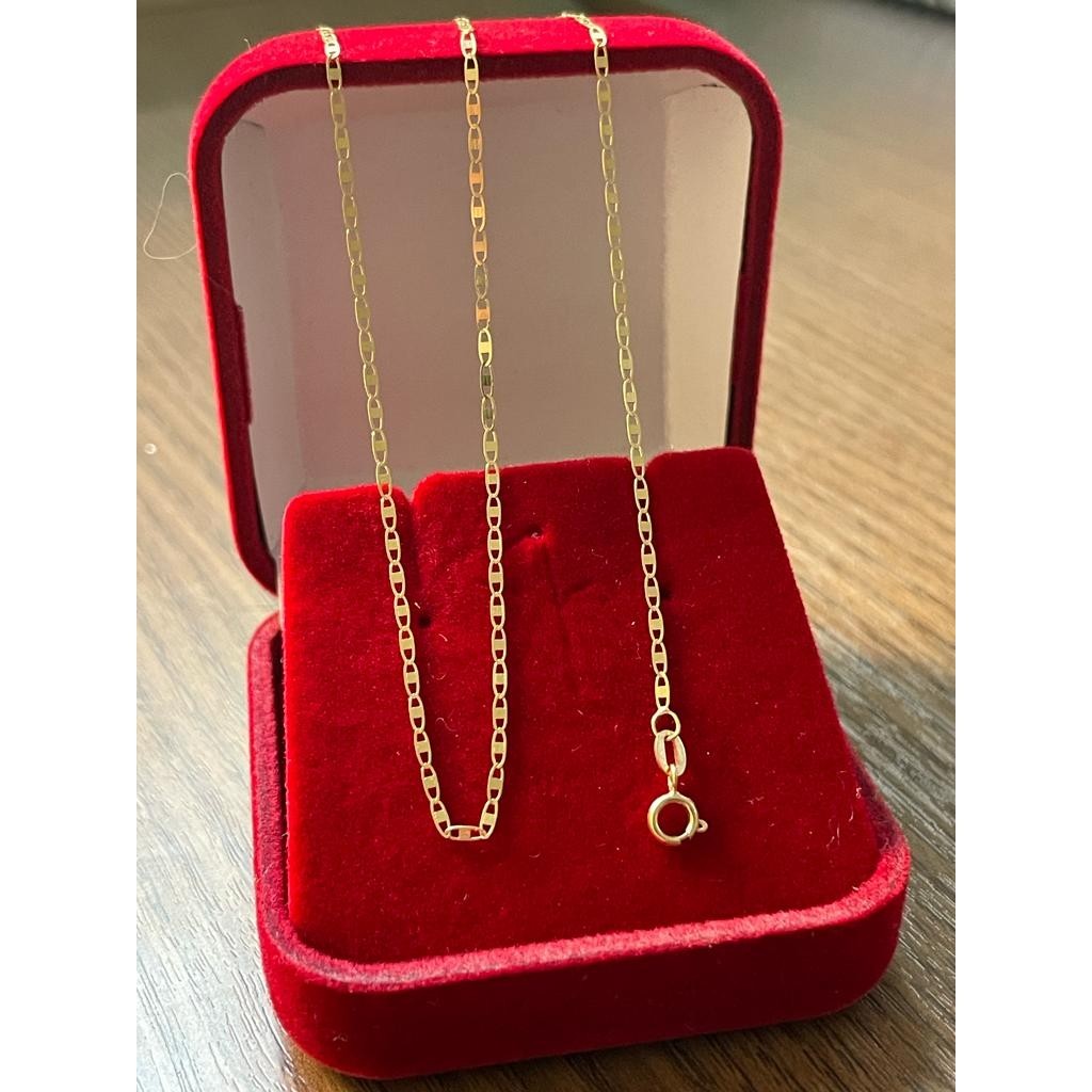 Detalhes do Cordão Corrente Masculina Piastrine 70cm Maciça De Ouro 18k