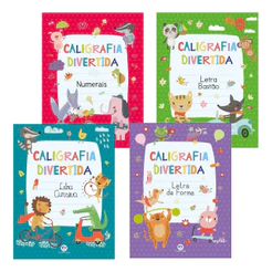 Coleção De Livros Caligrafia Divertida Forma Cursiva Numeral