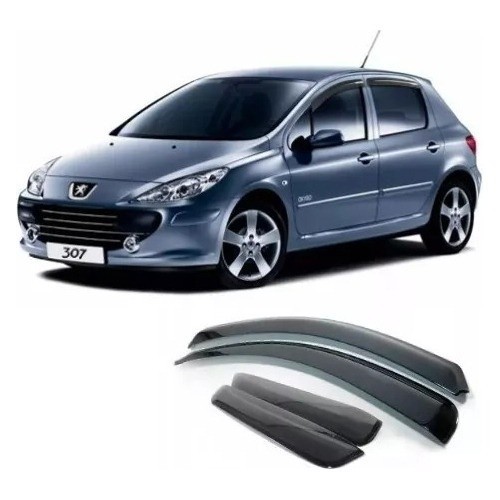 Calha de Chuva Defletor Peugeot 307 Hatch Todos 4 Portas Ecoflex