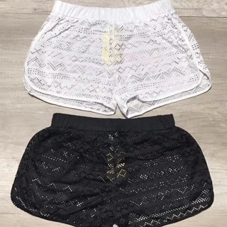Shorts Feminino Saída de Praia Summer Shorts De Renda Moda Blogueiras Boa elasticidade em Oferta na Shopee