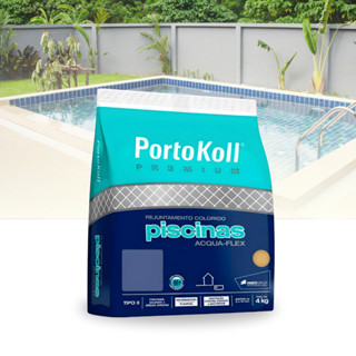 Rejunte Para Piscina Acqua Flex Branco 4kg Porto Koll Premium Brilhante Vedação Flexível Fácil Aplicação Resistente em Oferta na Shopee