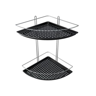 Suporte de Canto Duplo para Shampoo Stolf Preto - 679-P em Oferta na Shopee