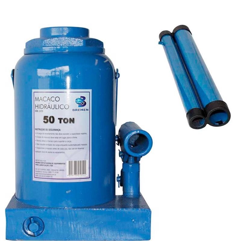Macaco Hidráulico Tipo Garrafa 50 Toneladas 2223 BREMEN em Oferta na Shopee