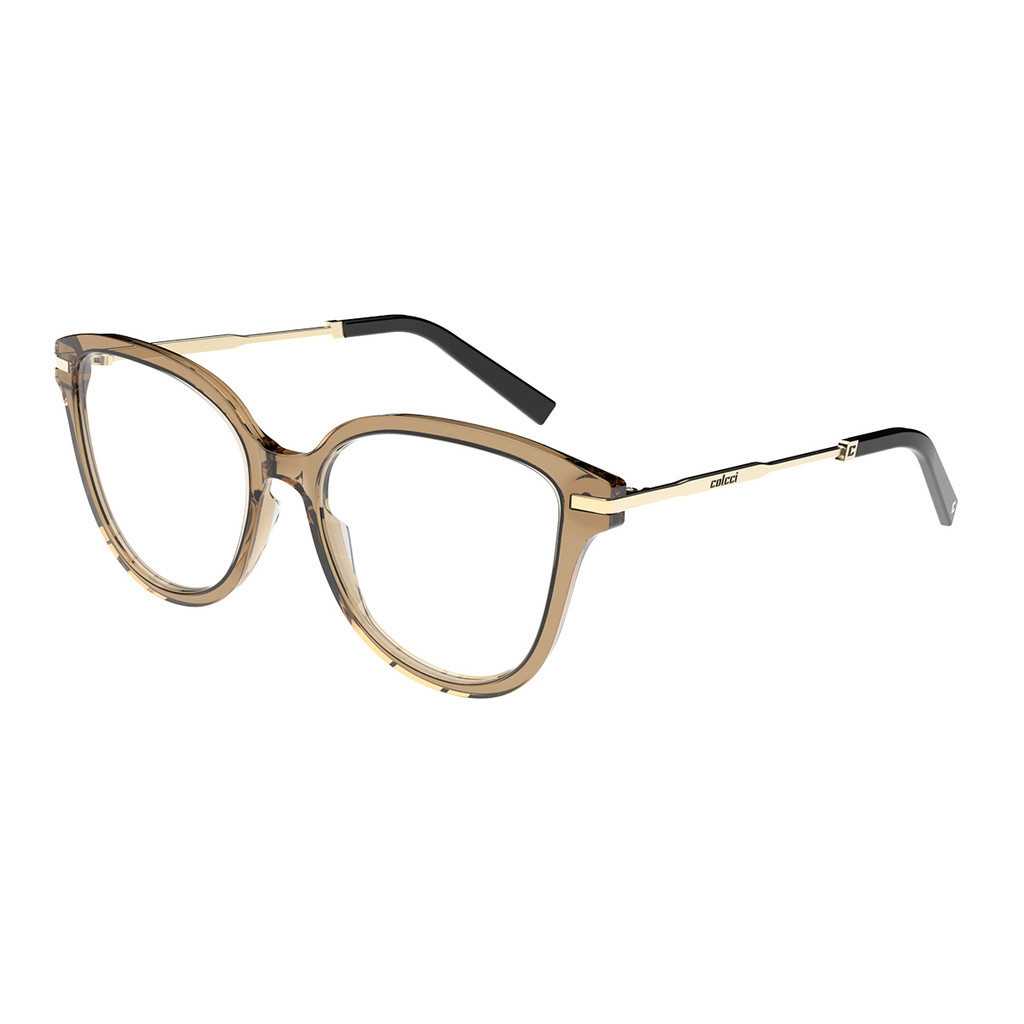 Armação De Óculos Colcci Maite C6183j2955 Marrom Translúcido
