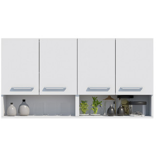 Armário Aéreo 4 Portas Cozinha Lavanderia Móveis Bonatto Oficial em Oferta na Shopee