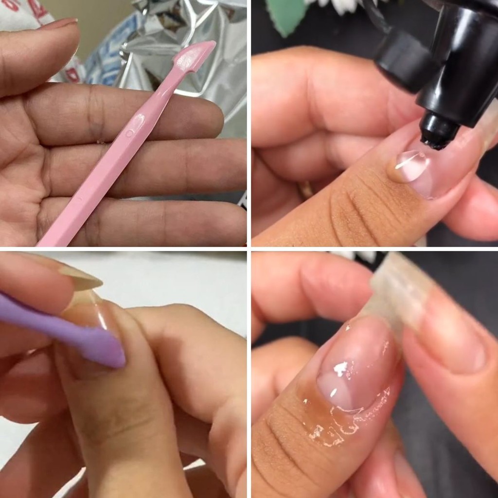 Kit Removedor de Cutículas Kinq Gel e Espátula Dupla