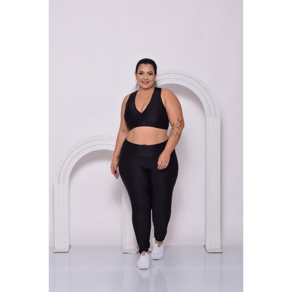 Calça Legging Leg Academia Feminina 3D Plus Size Cintura Alta Zumba Crossfit Premium