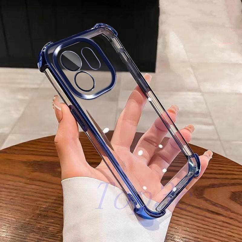 Capinha infinix Smart 9 HD De Telefone Transparente anti-Queda De Quatro Cantos SJDK