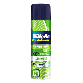 Espuma de Barbear Gillette Prestobarba Pele Sensível 150g em Oferta na Shopee
